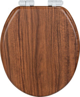 WENKO WC Sitz Toilettensitz Klobrille Absenkautomatik Fix-Clip Holz MDF