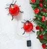 Solar-Marienkäfer mit LED Beleuchtung, 2er Set