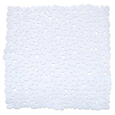 WENKO Paradise Duscheinlage, 54 x 54 cm – Farbe: weiß