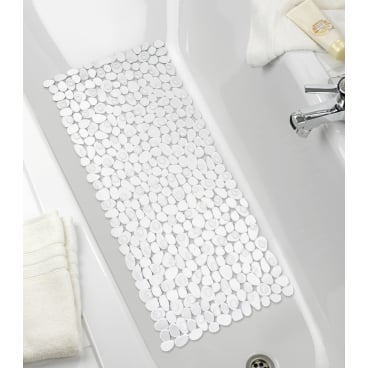WENKO Paradise Wanneneinlage, 71 x 36 cm – Farbe: transparent