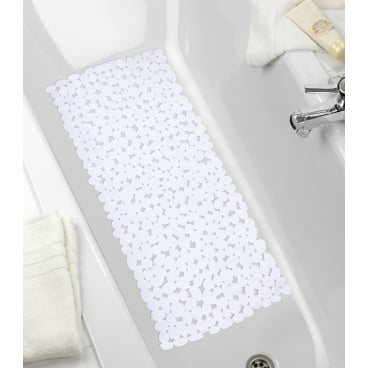 WENKO Paradise Wanneneinlage, 71 x 36 cm – Farbe: weiß