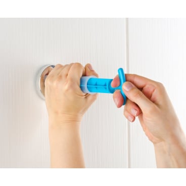 WENKO Quadro Vacuum-Loc Maxiablage, Edelstahl – 1 Stück