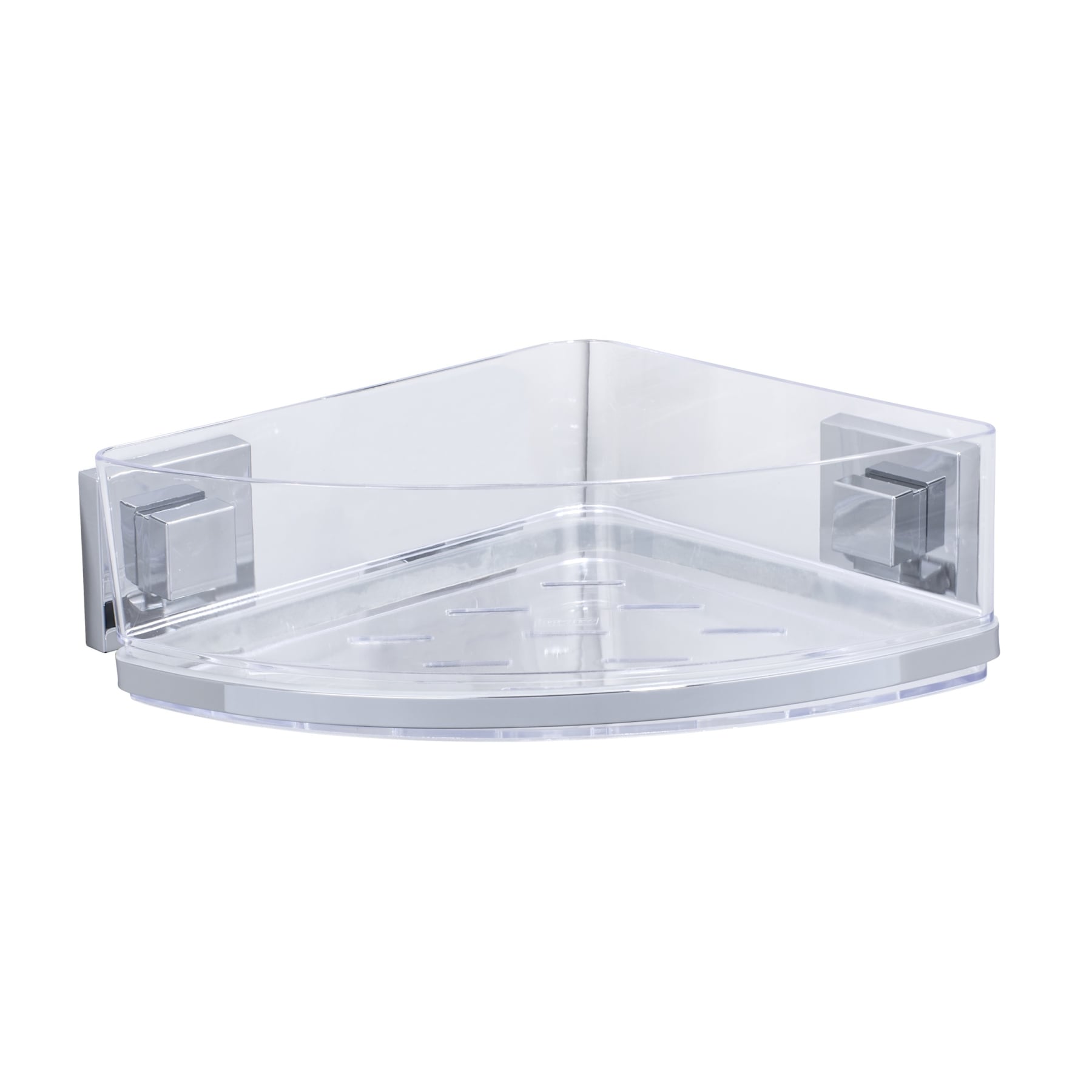 WENKO Vacuum-Loc Eckablage Quadro Edelstahl Rostfrei Badregal Ohne Bohren