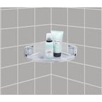 WENKO Vacuum-Loc Eckablage Quadro Edelstahl Rostfrei Badregal Ohne Bohren