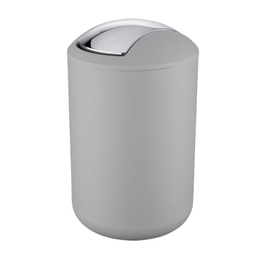 WENKO Kosmetikeimer Brasil, 6,5 Liter – Farbe: grau