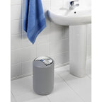 WENKO Kosmetikeimer Brasil, 6,5 Liter – Farbe: grau