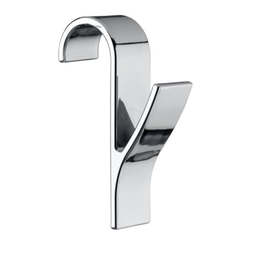 WENKO Chrom Haken für Handtuchheizkörper – 1 Set = 2 Stück