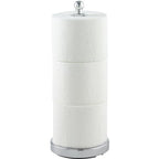 WENKO Viterbo Toilettenpapier-Ersatzrollenhalter – 1 Stück, Maße: Ø 14 x 35 cm