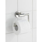 WENKO Bosio Toilettenpapierhalter ohne Deckel – Maße (B: 15 cm x H: 10,5 cm x T: 6,5 cm)