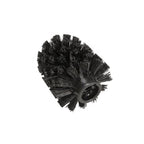WENKO Ersatzbürstenkopf, Ø 7,5 cm – 1 Stück - Farbe: schwarz