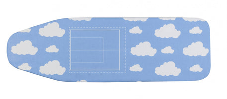 Wenko Bügeltischbezug 2 in 1 mit Faltschablone, 128 x 54 cm