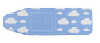 Wenko Bügeltischbezug 2 in 1 mit Faltschablone, 128 x 54 cm