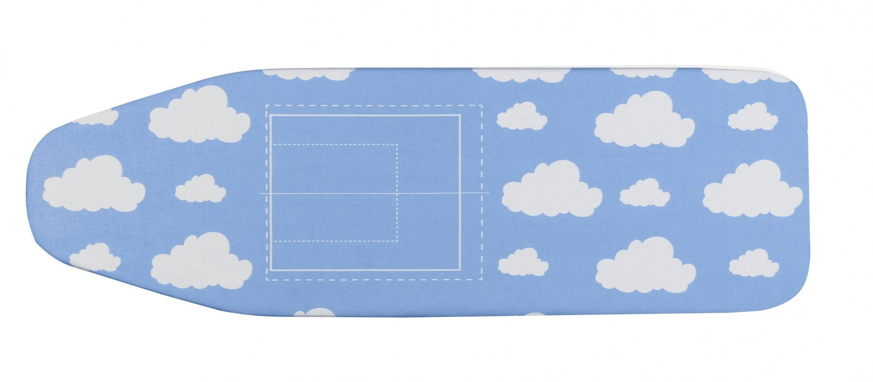 Wenko Bügeltischbezug 2 in 1 mit Faltschablone, 128 x 54 cm