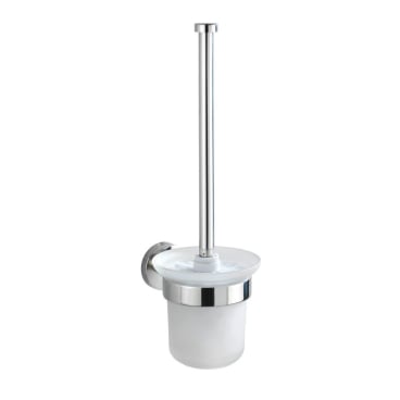 WENKO Bosio WC-Garnitur – Edelstahl/ Glas