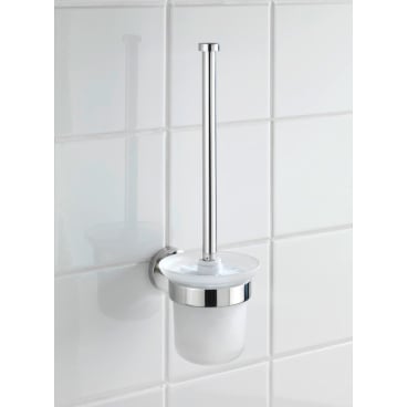 WENKO Bosio WC-Garnitur – Edelstahl/ Glas