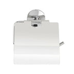 WENKO Cuba Toilettenpapierrollenhalter – Chrom, mit Deckel