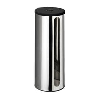 WENKO Detroit Turbo-Loc Wand-Ersatzrollenhalter – Metall/ Edelstahl
