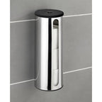 WENKO Detroit Turbo-Loc Wand-Ersatzrollenhalter – Metall/ Edelstahl