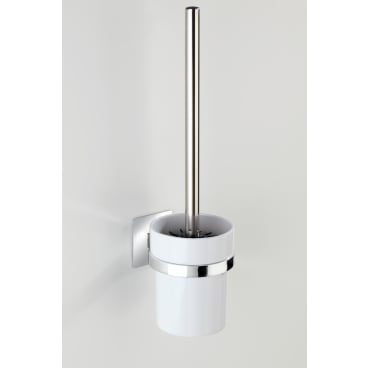 WENKO Turbo-Loc® Quadro WC-Garnitur – Maße (B x H x T): 9,5 x 35,5 x 12 cm