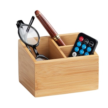 WENKO Terra Bambus Box – Maße (B x H x T): 12 x 8,5 x 9 cm
