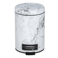 WENKO Kosmetikeimer Onyx, 3 Liter – Farbe: Marmor-Optik