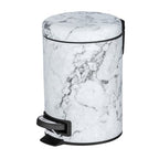 WENKO Kosmetikeimer Onyx, 3 Liter – Farbe: Marmor-Optik