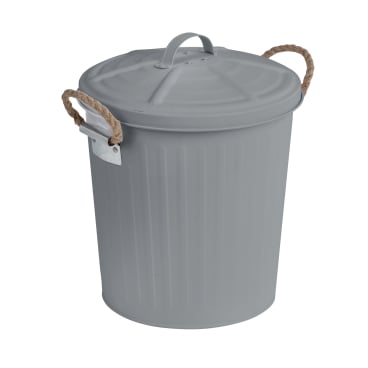 WENKO Kosmetikeimer Gara, 6 Liter – Farbe: grau