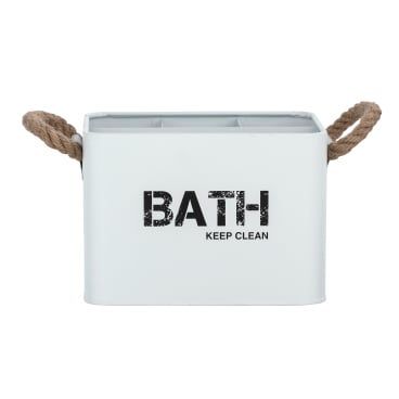 WENKO Gara Badbox – Maße (B x H x T): 19 x 12,5 x 13 cm, grau