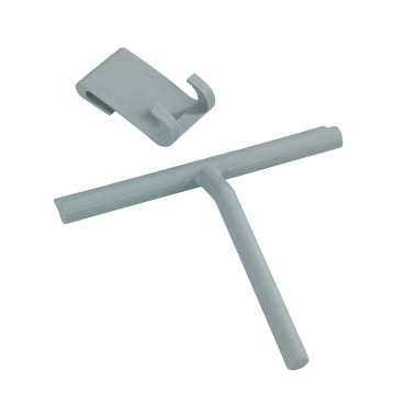 WENKO Mola Badezimmerwischer – Farbe: grau