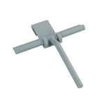 WENKO Mola Badezimmerwischer – Farbe: grau
