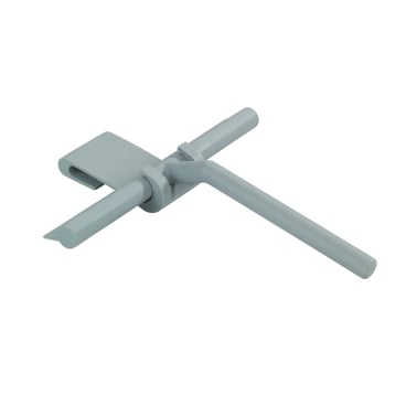 WENKO Mola Badezimmerwischer – Farbe: grau