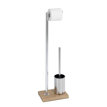 WENKO Marla Stand WC-Garnitur – Maße (B x H x T): 22 x 74 x 15 cm