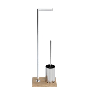 WENKO Marla Stand WC-Garnitur – Maße (B x H x T): 22 x 74 x 15 cm