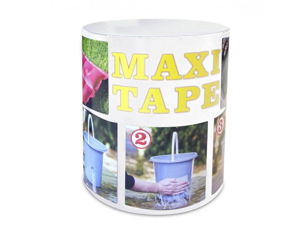 Široká lepicí páska MAXI, průhledná