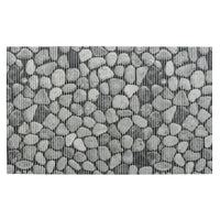 WENKO Badematte, 50 x 80 cm, gemustert – Muster: Sassi