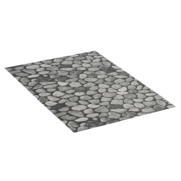 WENKO Badematte, 50 x 80 cm, gemustert – Muster: Sassi