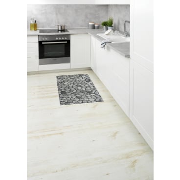 WENKO Badematte, 50 x 80 cm, gemustert – Muster: Sassi