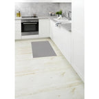 WENKO Badematte, 50 x 80 cm, gemustert – Muster: grau