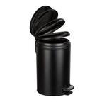 WENKO Mülleimer Leman Easy Close, schwarz, 12 Liter – 1 Stück