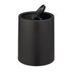 WENKO Schwingdeckeleimer Atri, 6 Liter – Farbe: schwarz