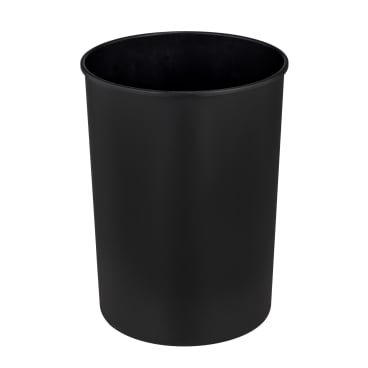 WENKO Schwingdeckeleimer Atri, 6 Liter – Farbe: schwarz