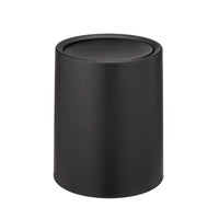 WENKO Schwingdeckeleimer Atri, 6 Liter – Farbe: schwarz