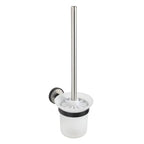 WENKO UV-Loc® WC-Garnitur Udine, Edelstahl – Maße (B x H x T): 11 x 38 x 15,5 cm