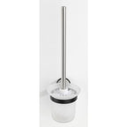 WENKO UV-Loc® WC-Garnitur Udine, Edelstahl – Maße (B x H x T): 11 x 38 x 15,5 cm