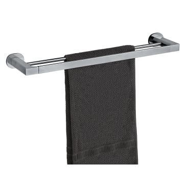 WENKO UV-Loc® Badetuchstange Maribor, 60 cm, Zinkdruckguss – 1 Stück