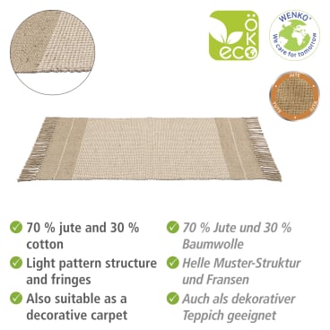 WENKO Badteppich Pica, 50 x 80 cm – 1 Stück