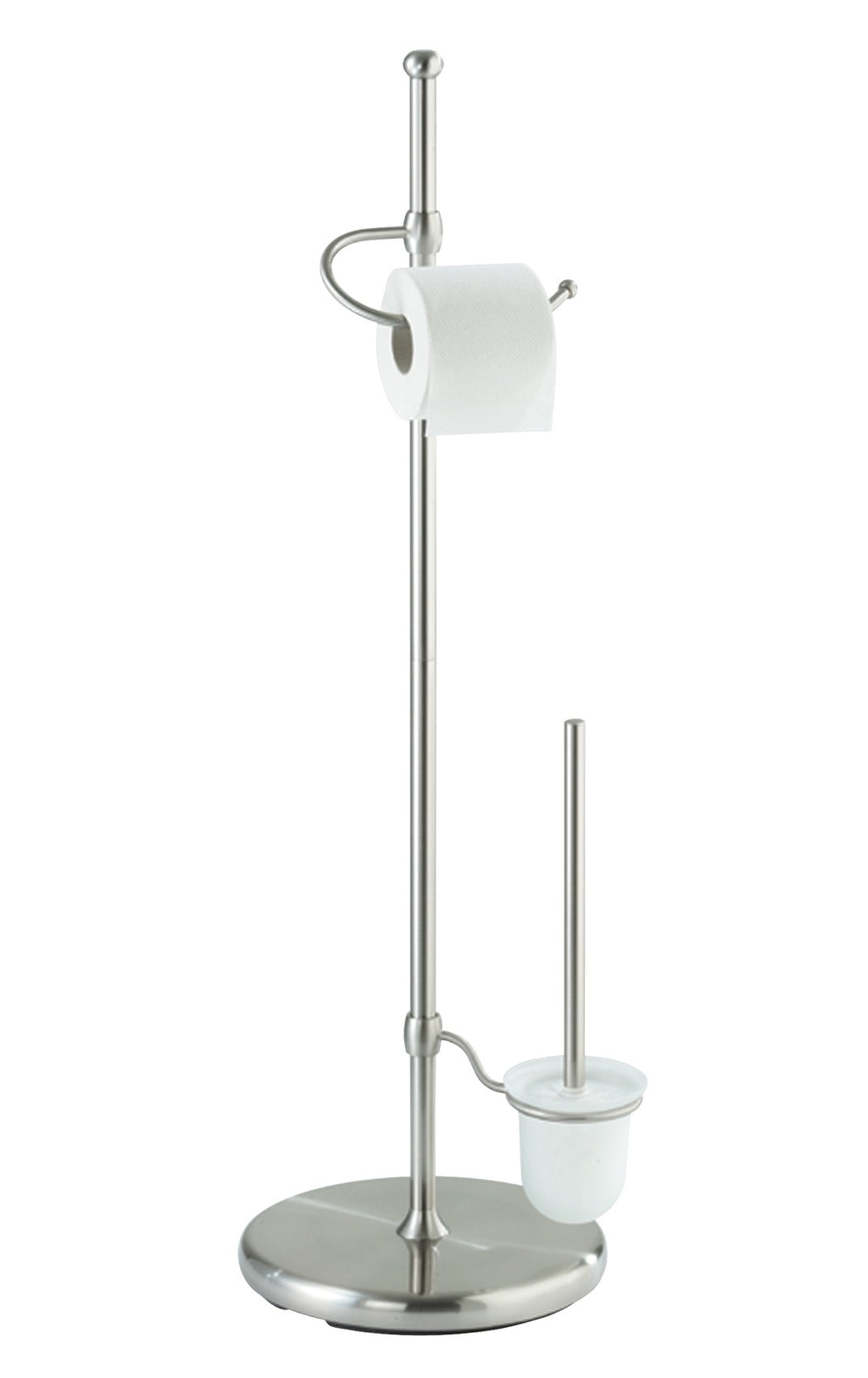 Wenko Stand WC-Garnitur Adiamo, mit Glasbehälter