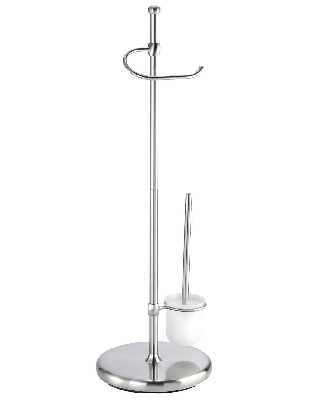 Wenko Stand WC-Garnitur Adiamo, mit Glasbehälter