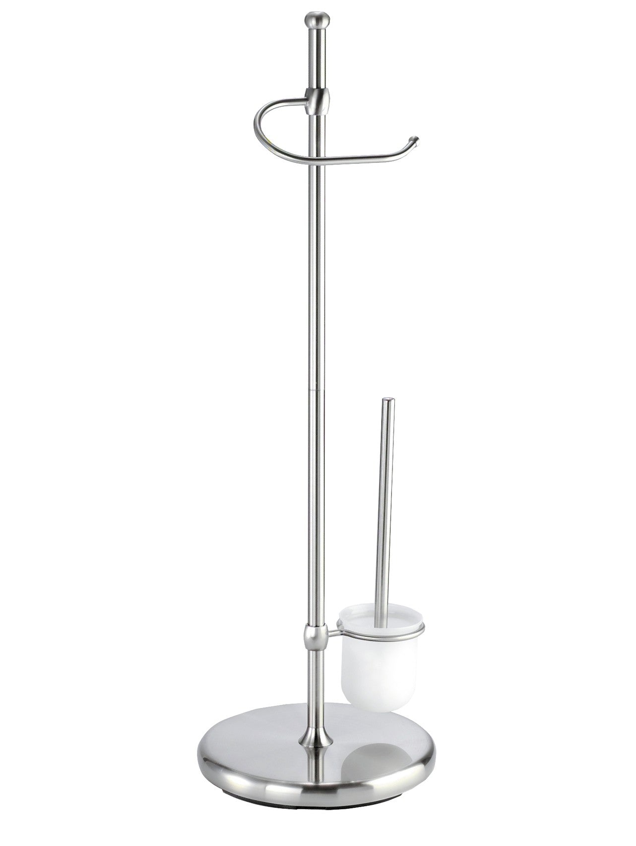 Wenko Stand WC-Garnitur Adiamo, mit Glasbehälter