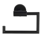 WENKO Toilettenpapierhalter Bosio, offen – 1 Papierhalter, Farbe: schwarz